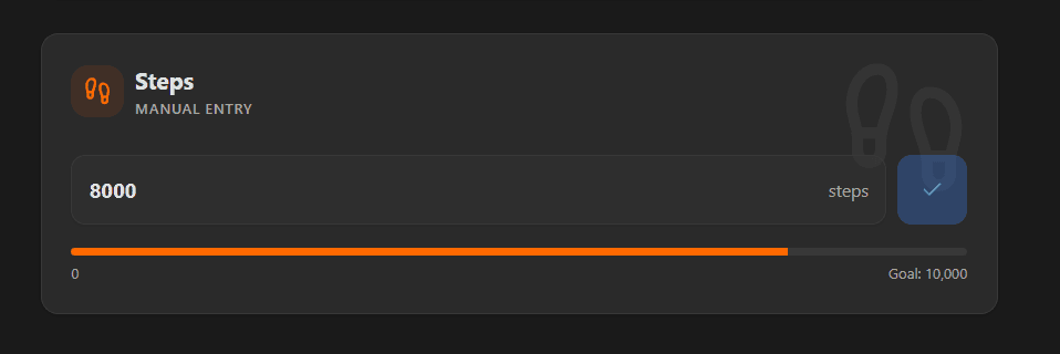 Command Center - Steps Counter
