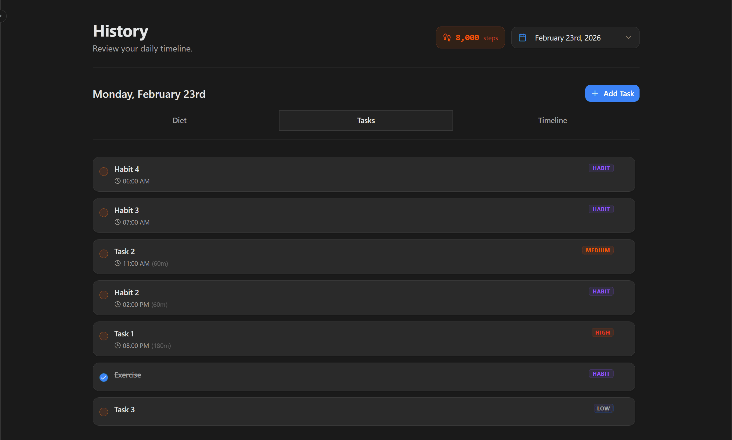 Complete History - Chronological Log