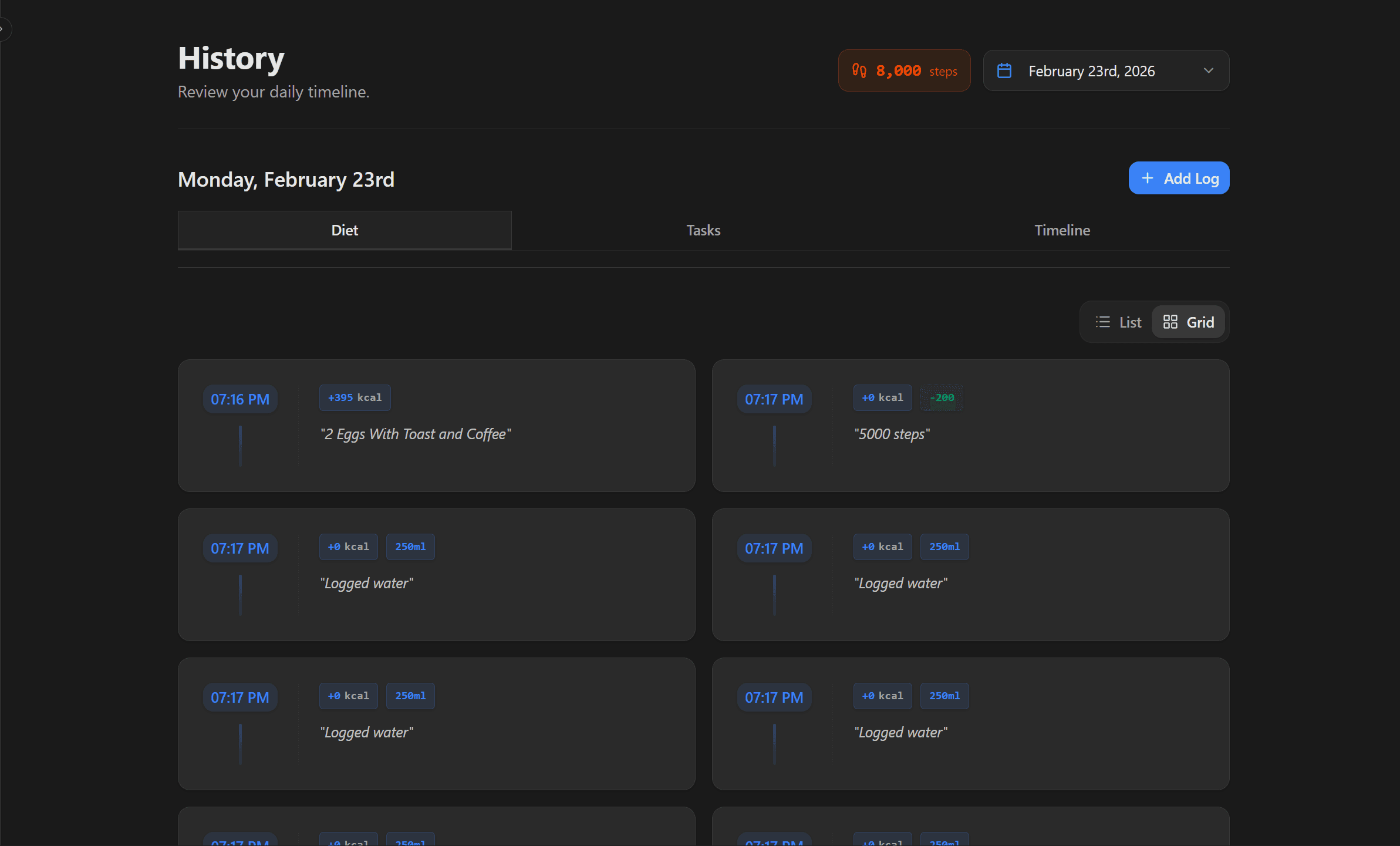 Complete History - Chronological Log